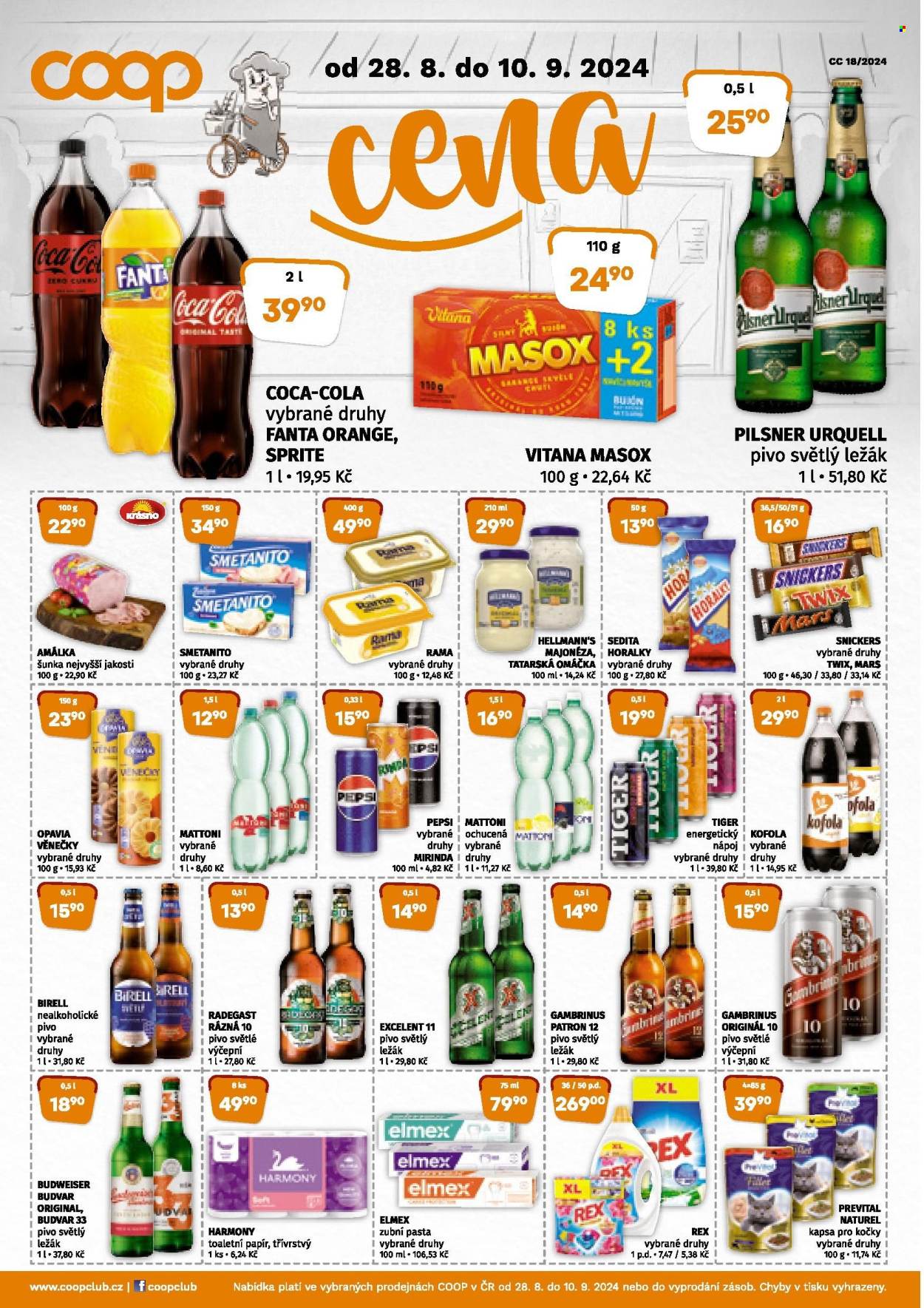 Leták coop JEDNOTA - 28.8.2024 - 10.9.2024. Strana 4