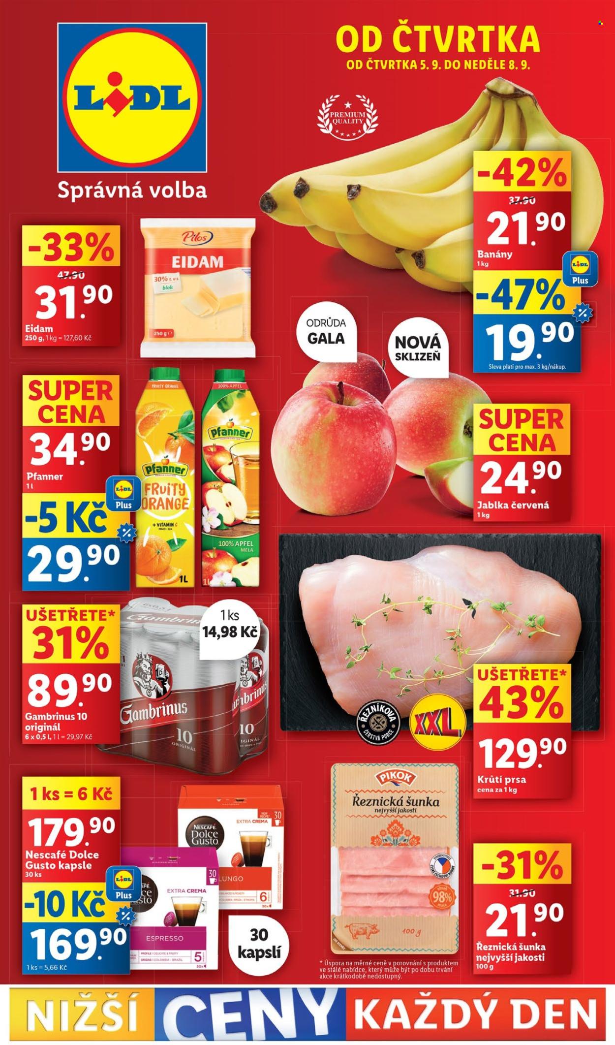 Leták Lidl - 5.9.2024 - 8.9.2024. Strana 1
