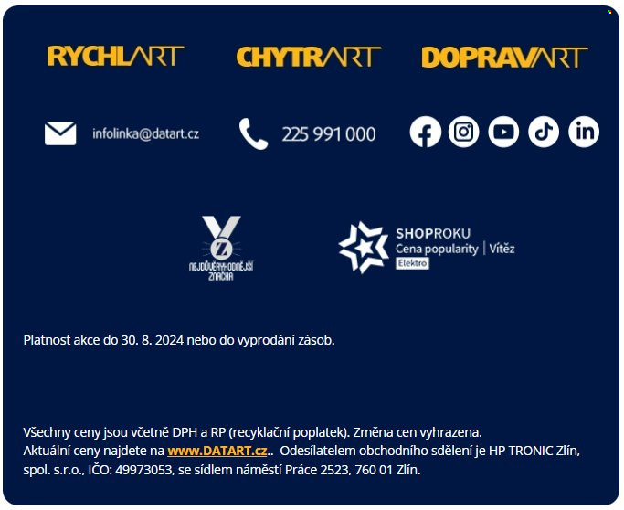 Leták DATART - 29.8.2024 - 30.8.2024. Strana 6