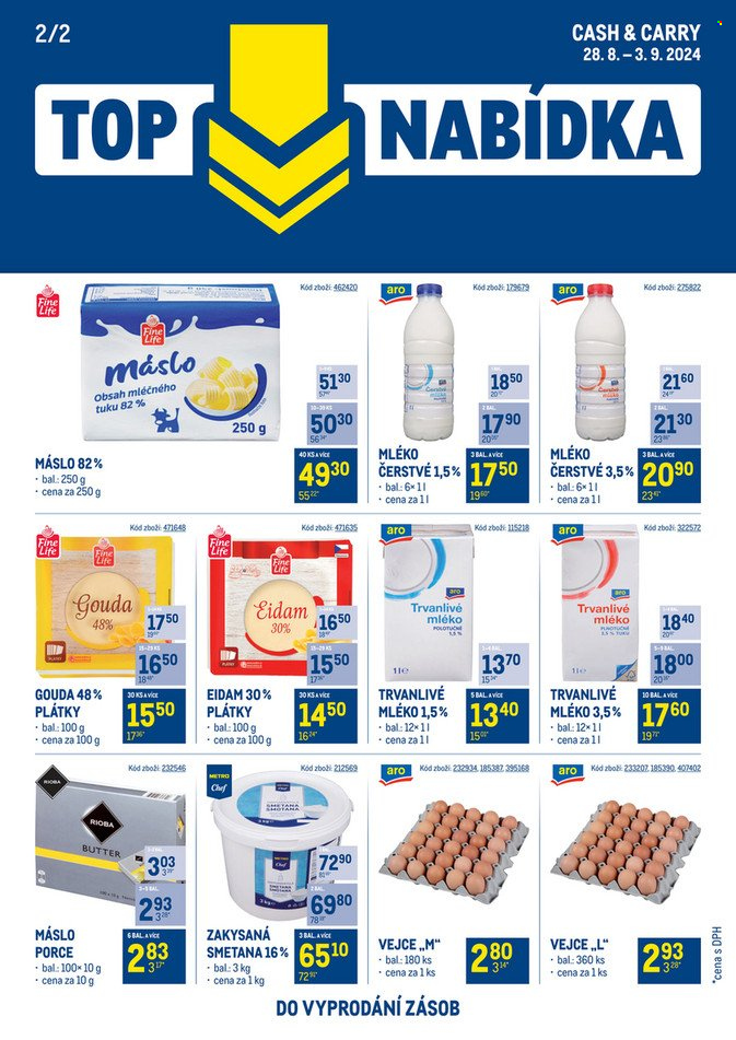 Leták MAKRO - 28.8.2024 - 3.9.2024. Strana 1