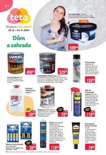 Leták Teta drogerie - 29.8.2024 - 24.9.2024.