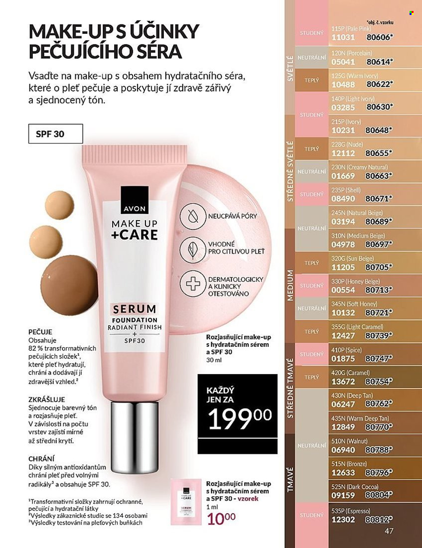 Leták AVON - 1.9.2024 - 30.9.2024. Strana 47