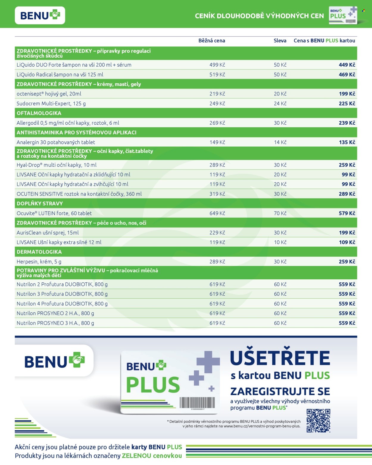 Leták BENU Lékárna - 1.9.2024 - 30.9.2024. Strana 14