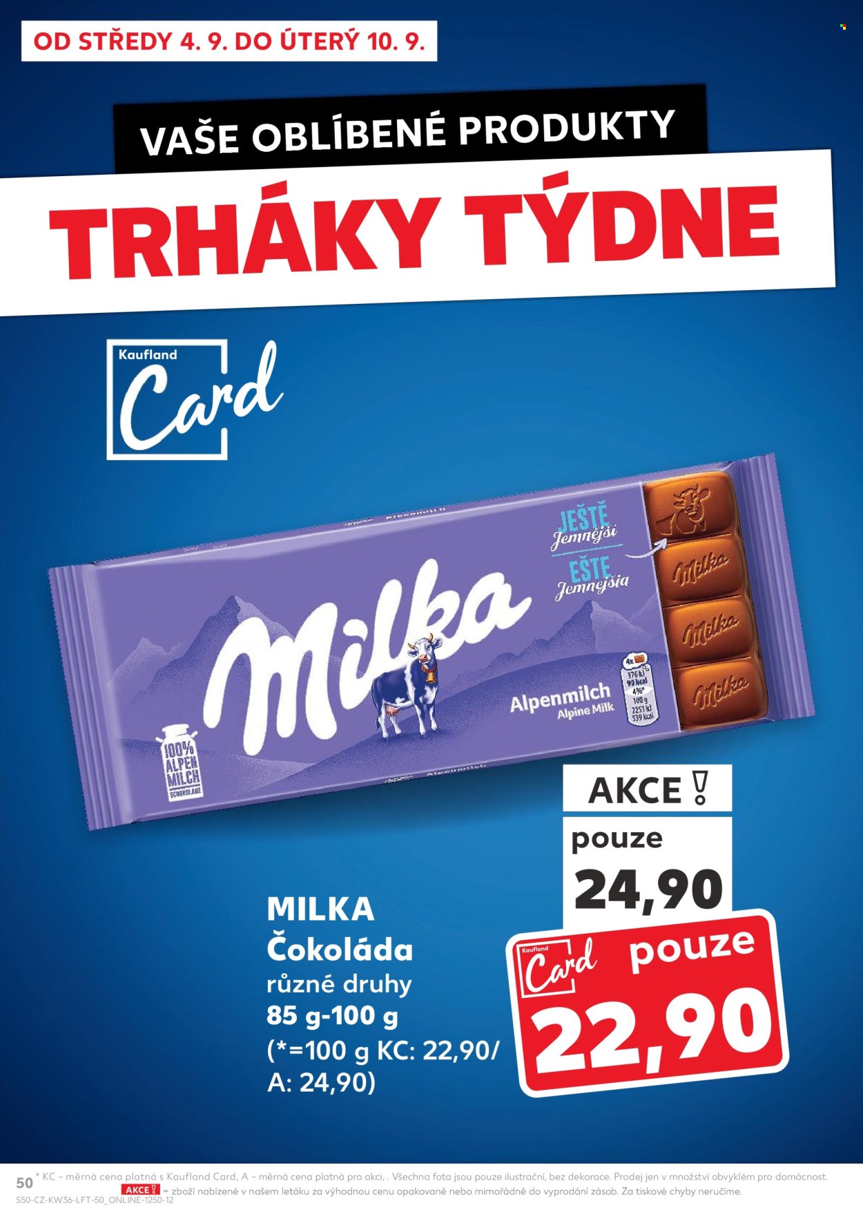 Leták Kaufland - 4.9.2024 - 10.9.2024. Strana 50