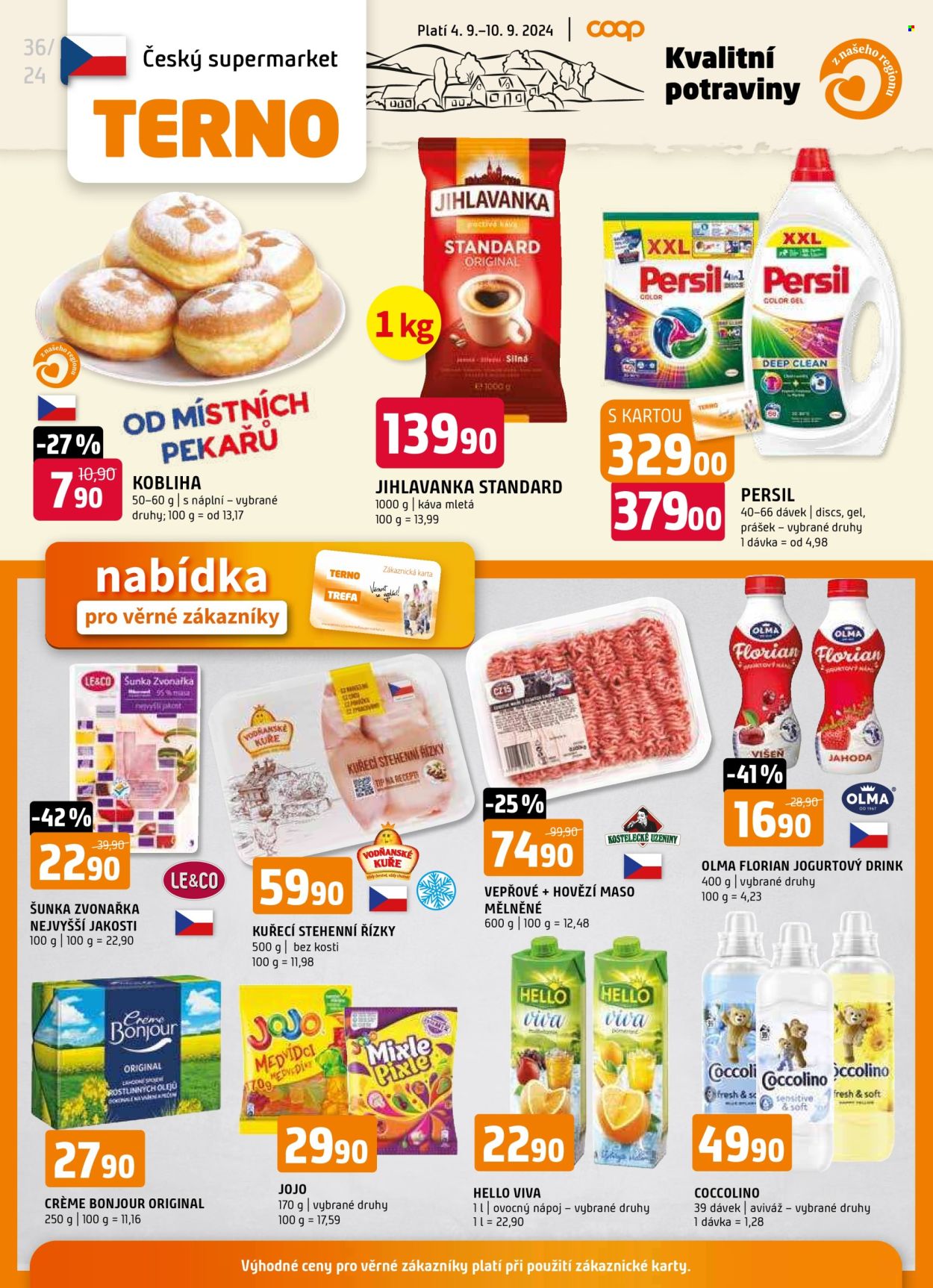 Leták coop TERNO - 4.9.2024 - 10.9.2024. Strana 16