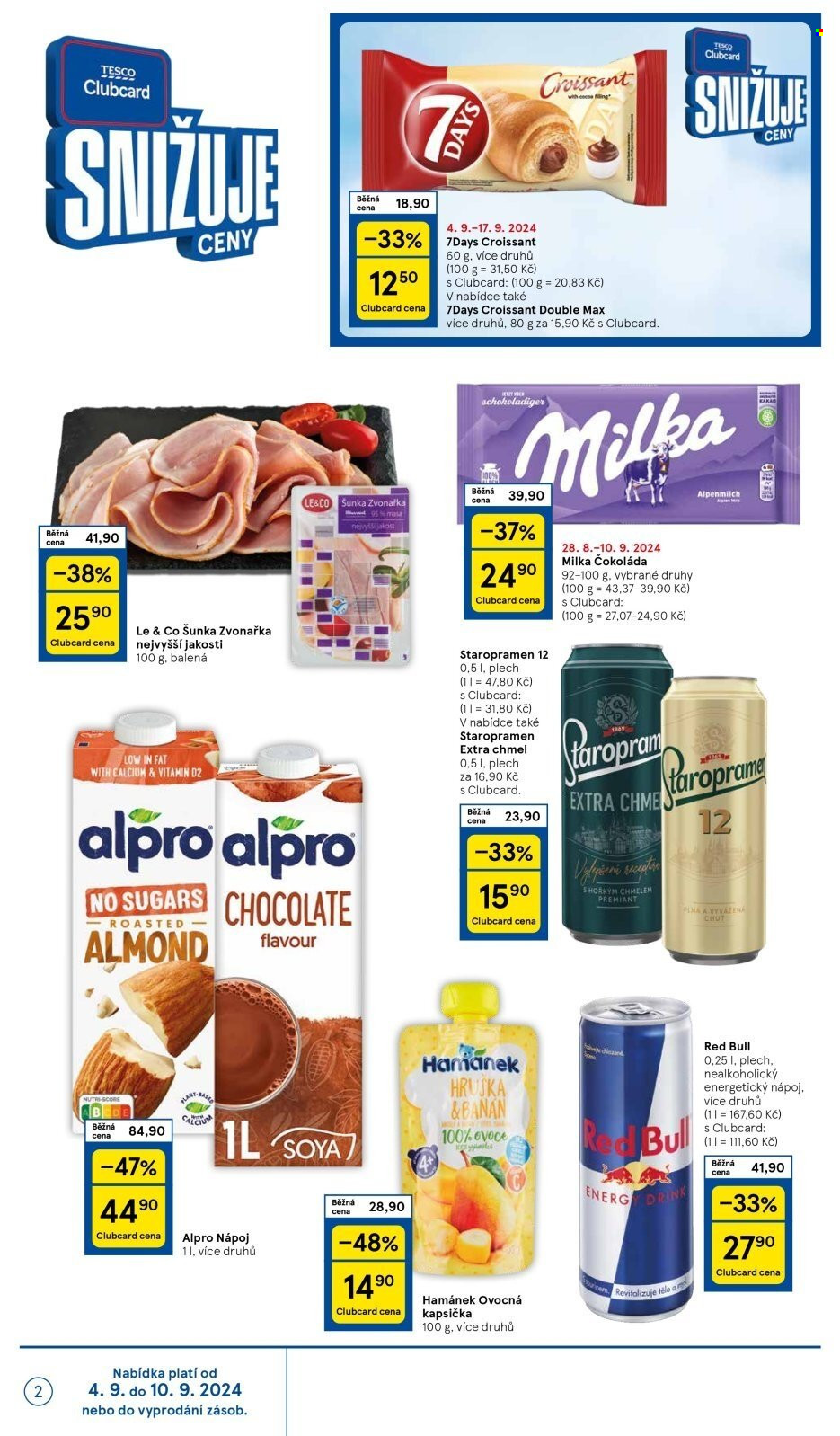 Leták TESCO supermarket - 4.9.2024 - 10.9.2024. Strana 2