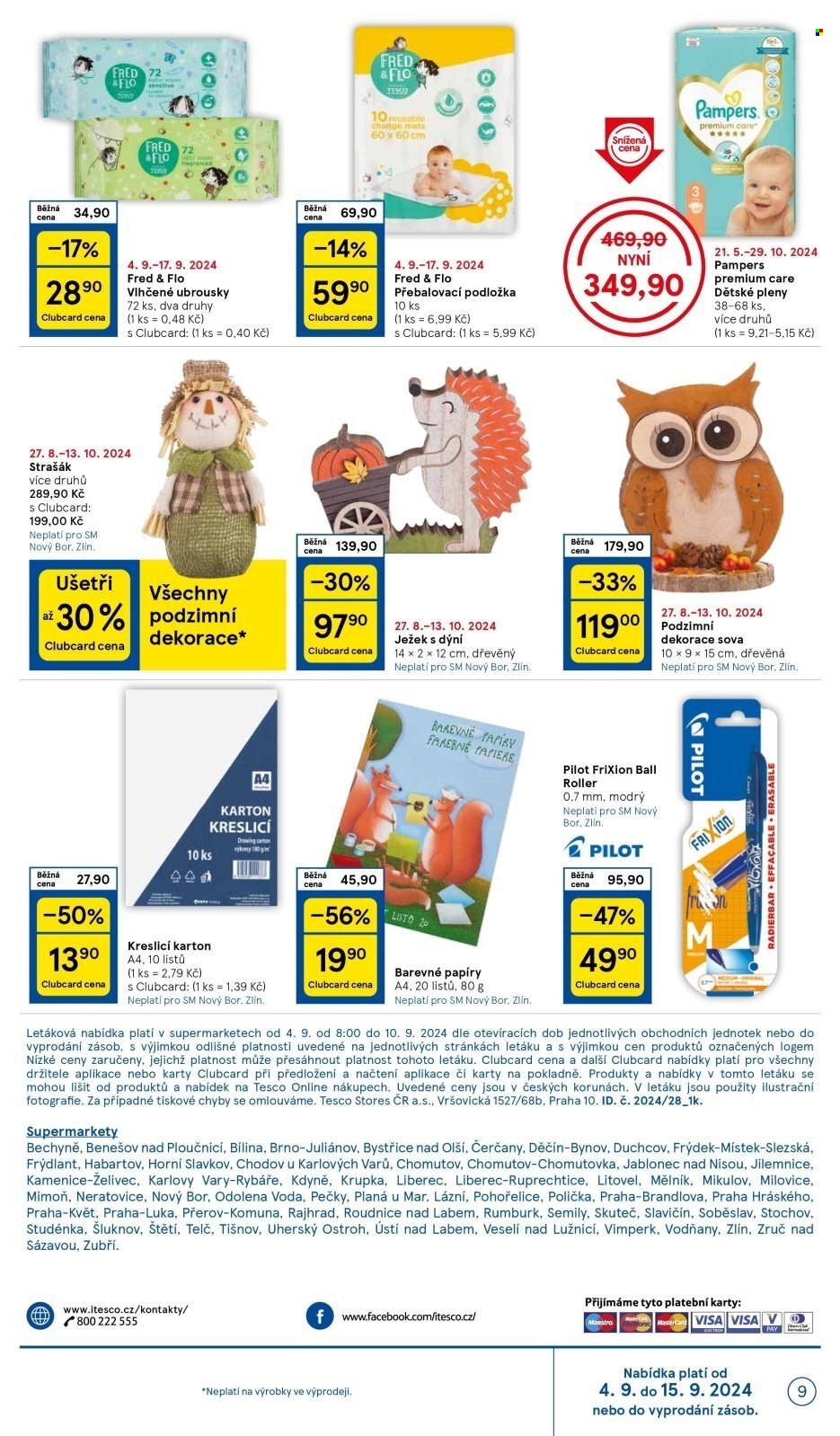 Leták TESCO supermarket - 4.9.2024 - 10.9.2024. Strana 9