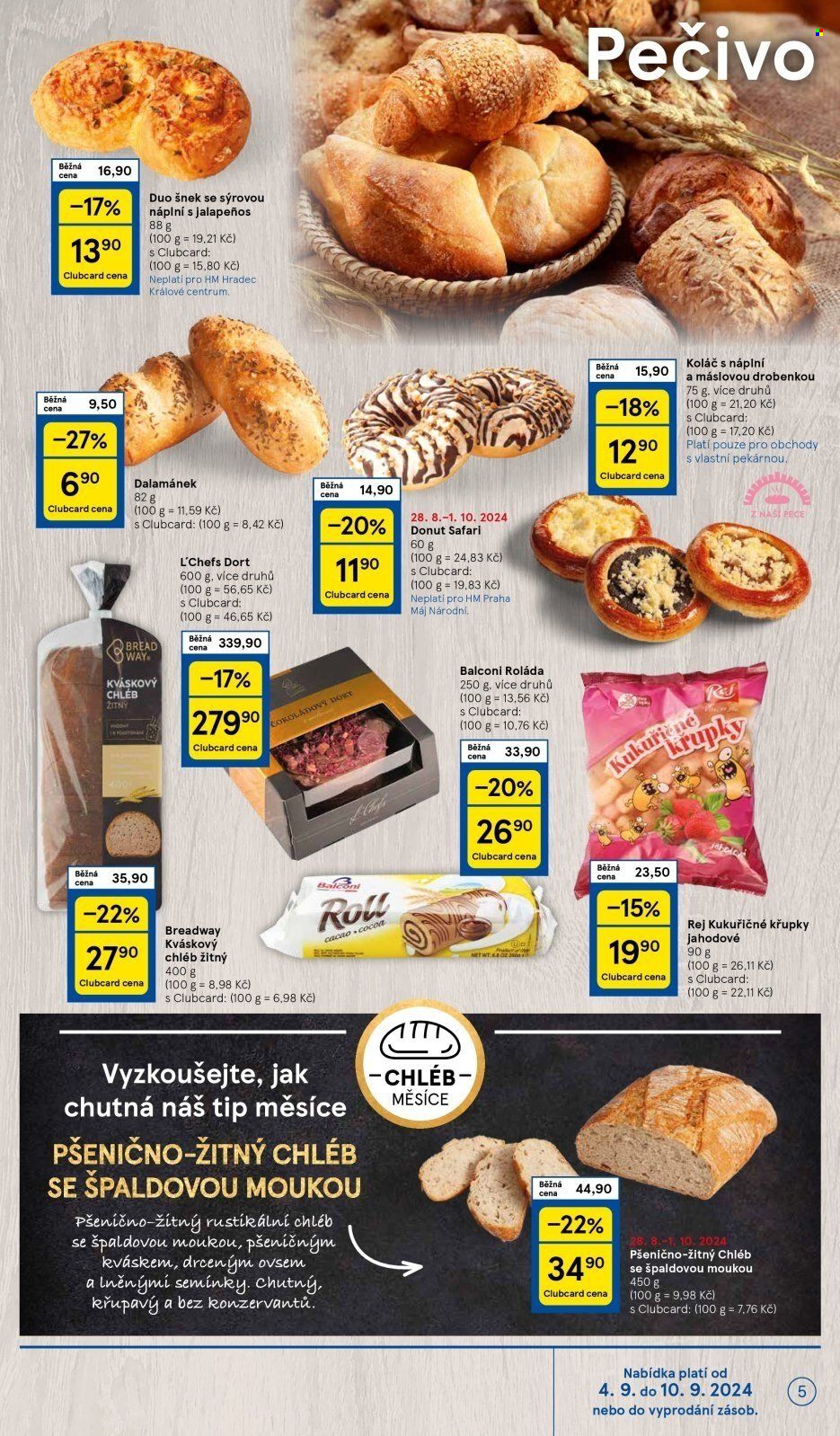 Leták TESCO - 4.9.2024 - 10.9.2024. Strana 5