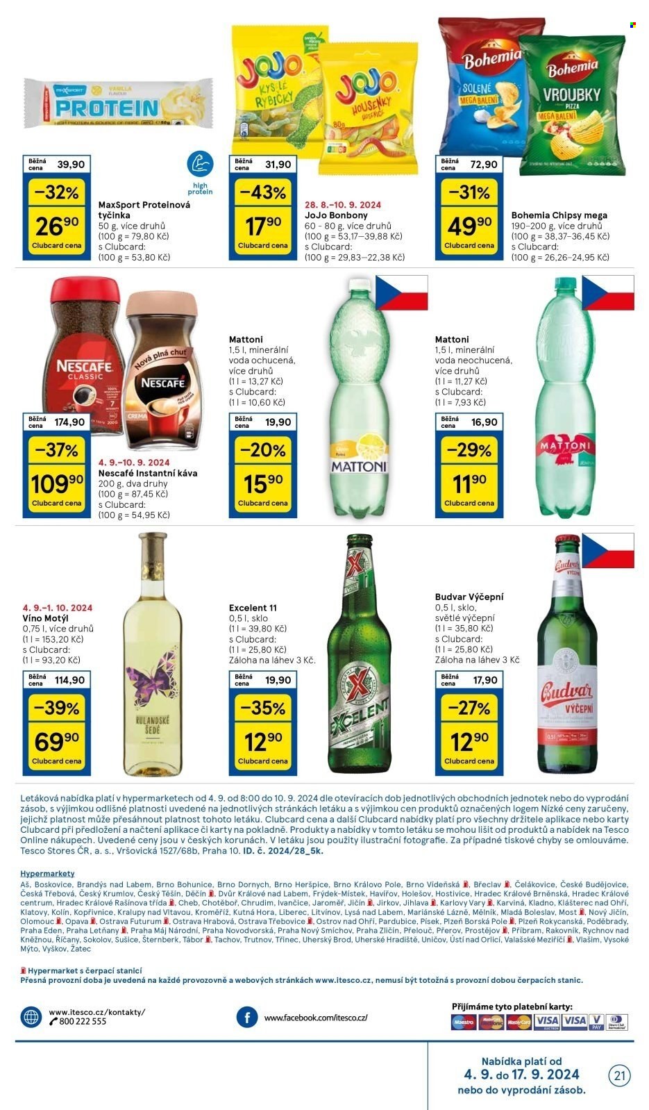 Leták TESCO - 4.9.2024 - 10.9.2024. Strana 21