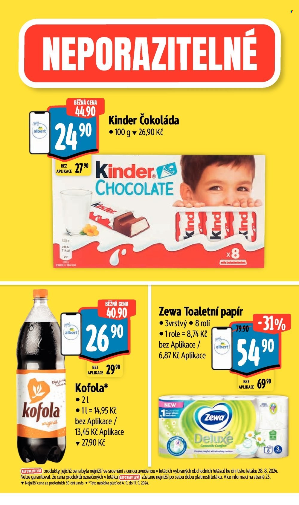 Leták Albert Hypermarket - 4.9.2024 - 10.9.2024. Strana 5