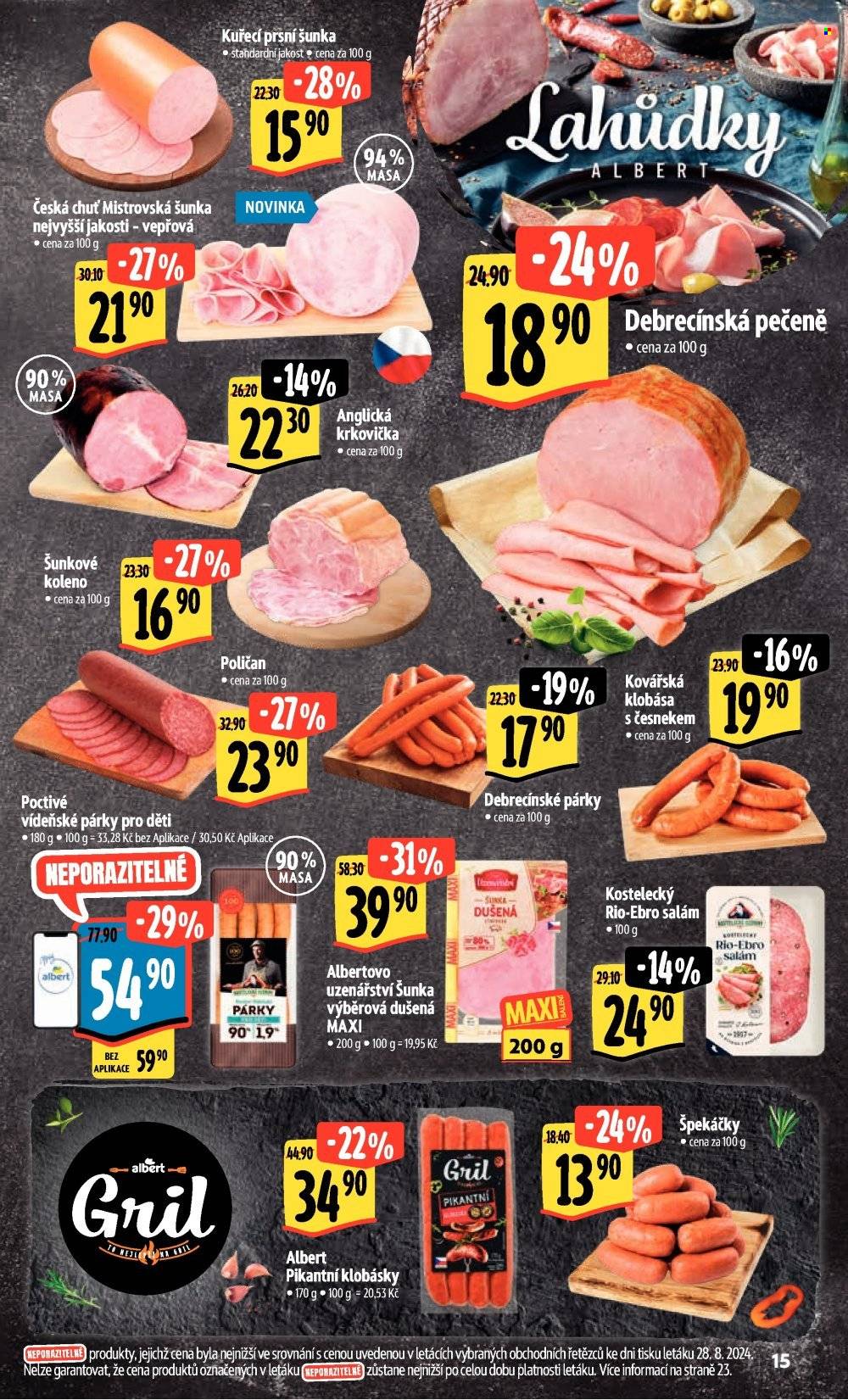 Leták Albert Hypermarket - 4.9.2024 - 10.9.2024. Strana 22