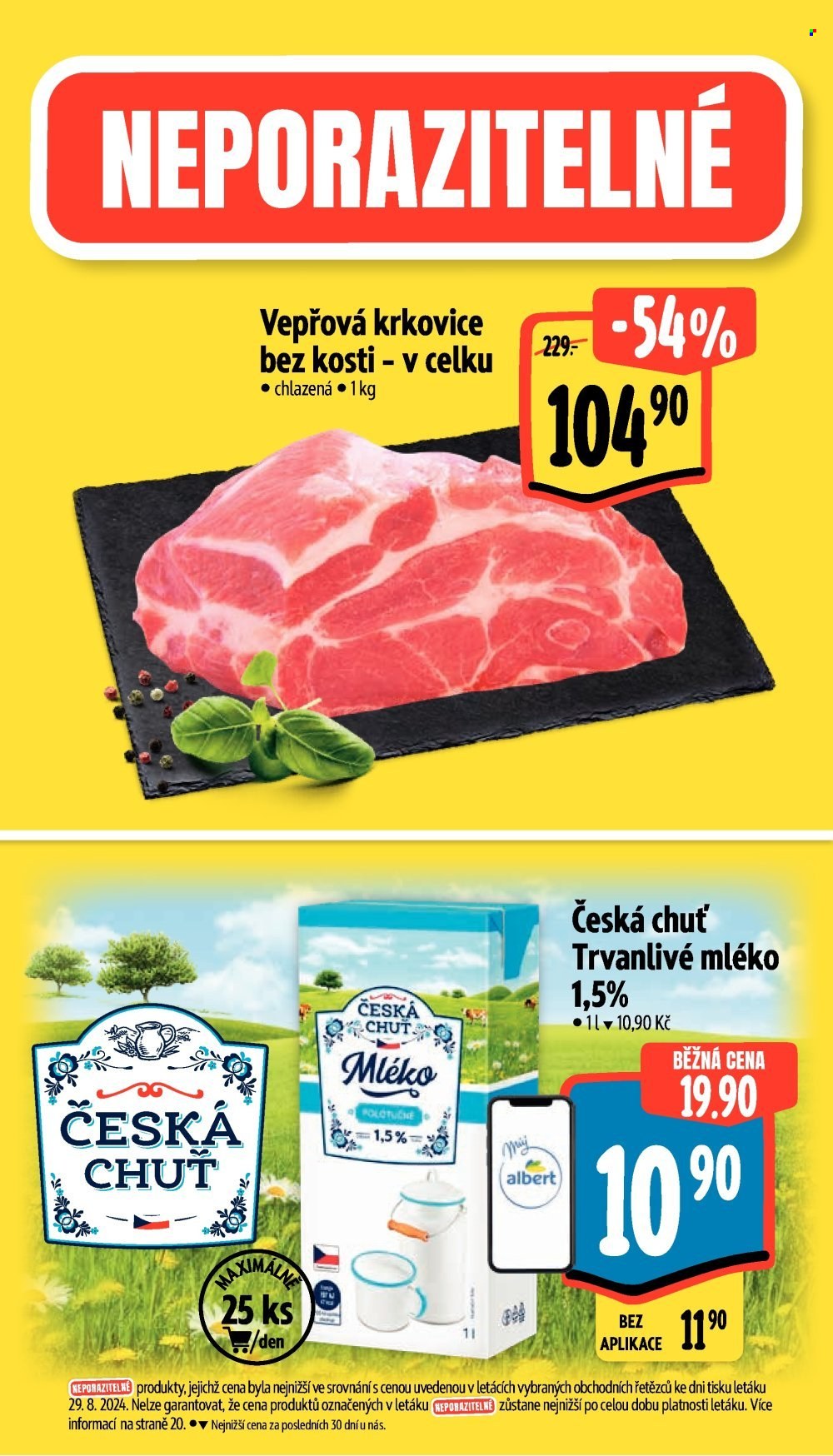 Leták Albert Supermarket - 4.9.2024 - 10.9.2024. Strana 2