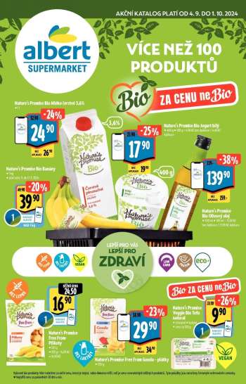 Leták Albert Supermarket - 4.9.2024 - 1.10.2024.