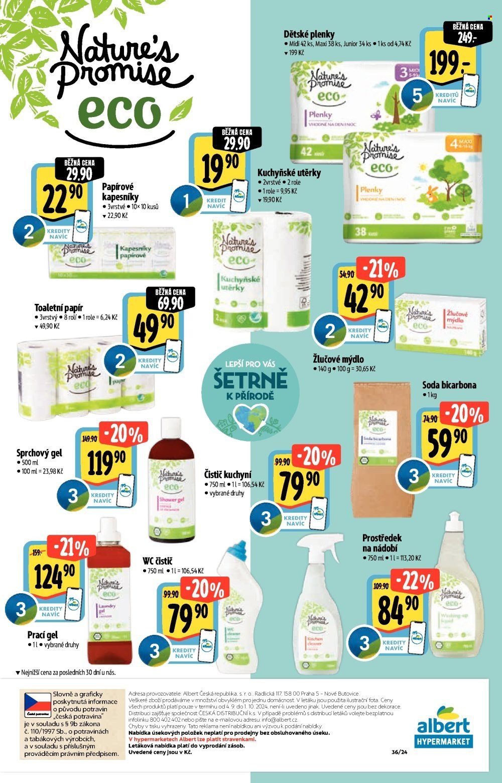 Leták Albert Hypermarket - 4.9.2024 - 1.10.2024. Strana 21