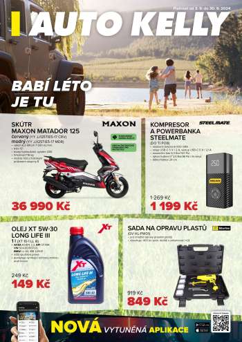Leták AUTO KELLY - 3.9.2024 - 30.9.2024.