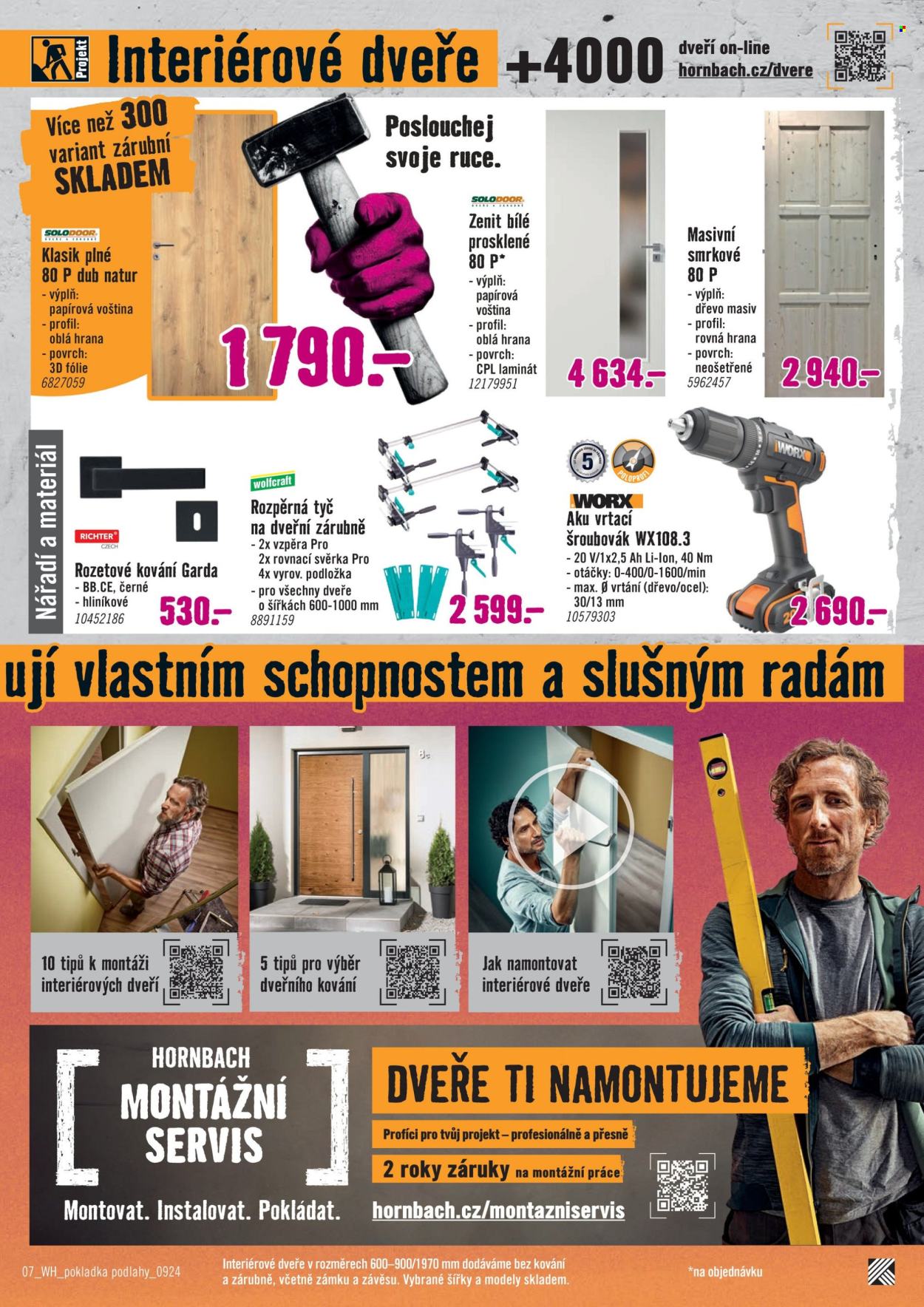 Leták HORNBACH - 4.9.2024 - 18.9.2024. Strana 7