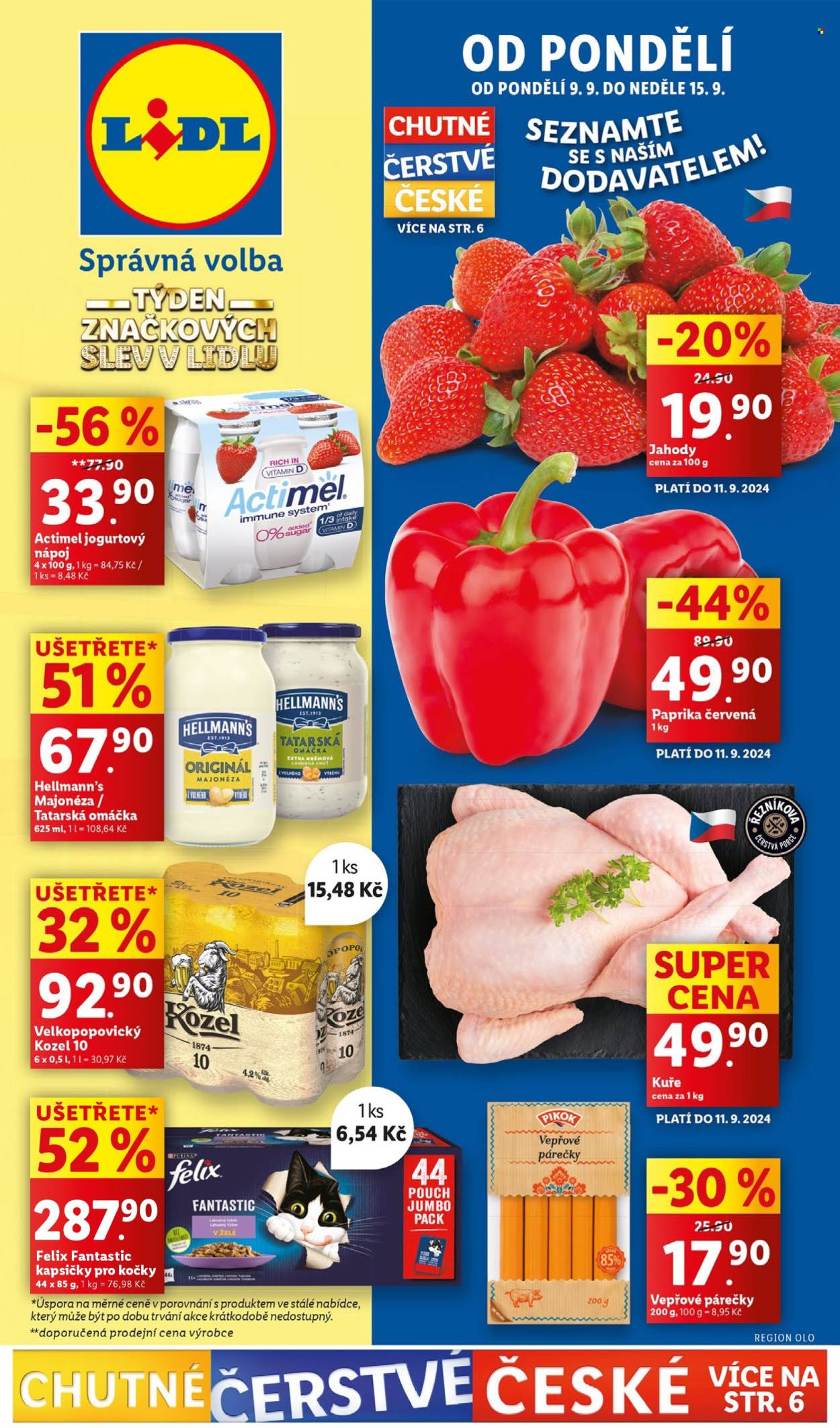 Leták Lidl - 9.9.2024 - 15.9.2024. Strana 1