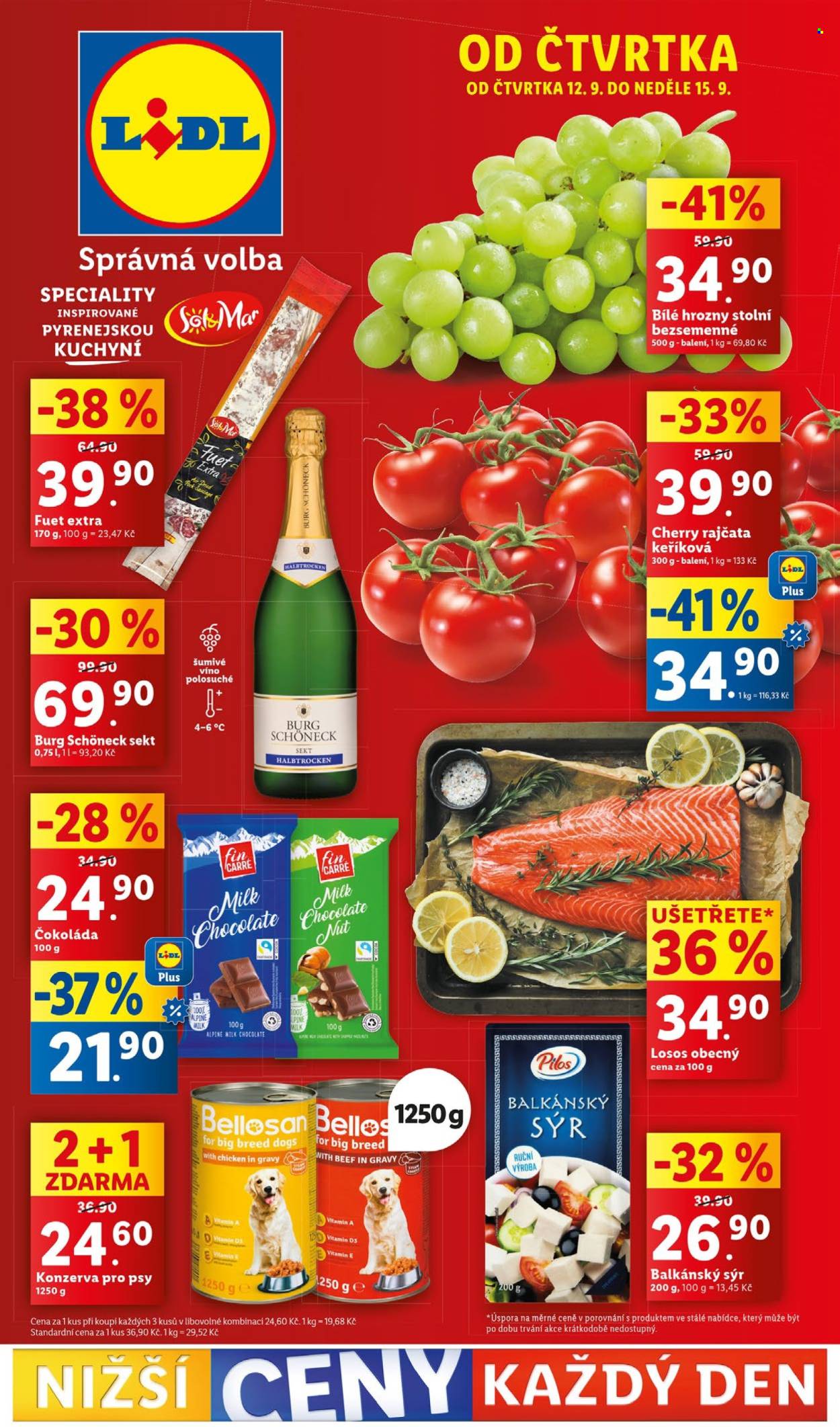 Leták Lidl - 12.9.2024 - 15.9.2024. Strana 1