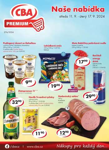 Leták CBA Premium - 11.9.2024 - 17.9.2024.
