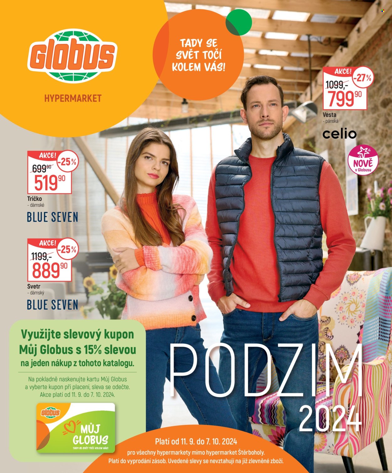 Leták Globus - 11.9.2024 - 7.10.2024. Strana 1