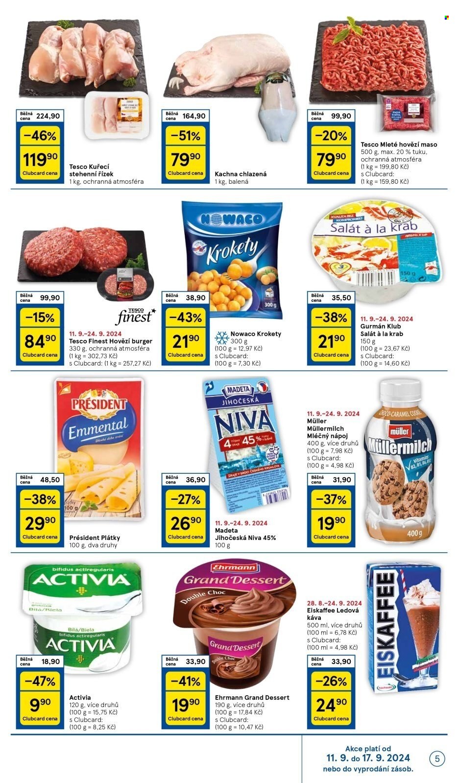 Leták TESCO supermarket - 11.9.2024 - 17.9.2024. Strana 5