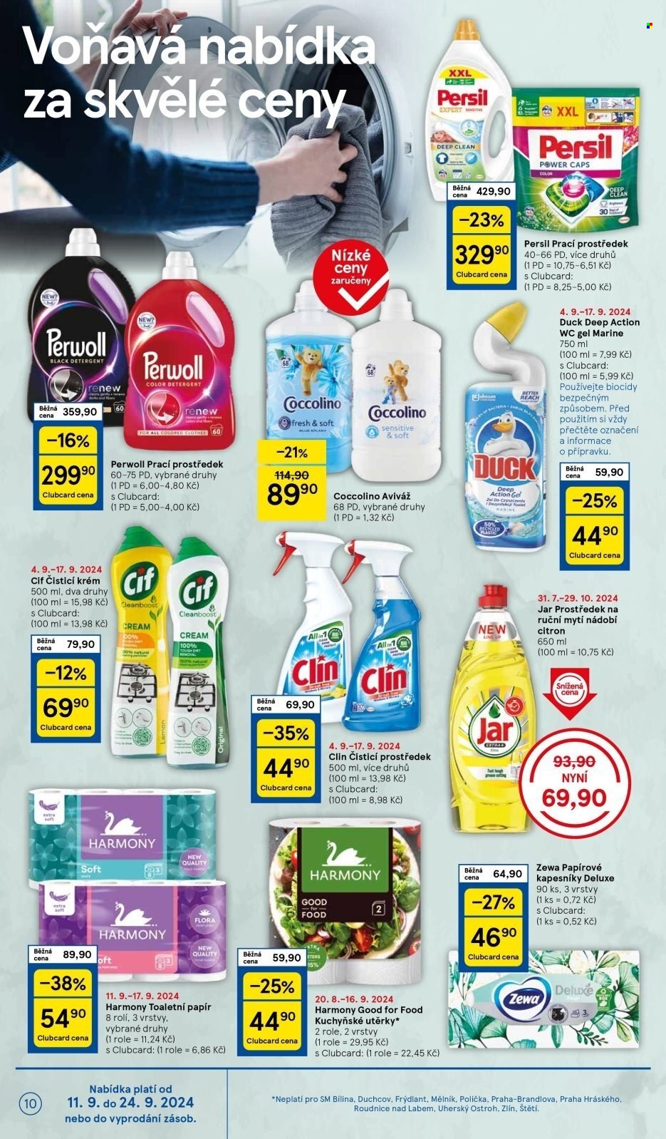 Leták TESCO supermarket - 11.9.2024 - 17.9.2024. Strana 10