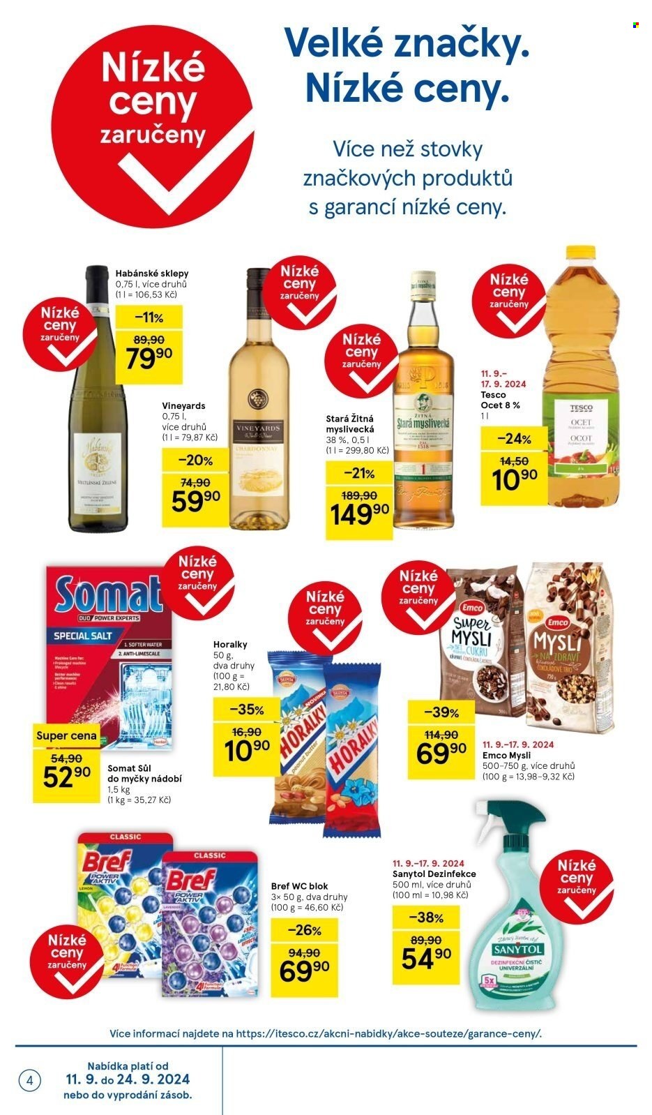 Leták TESCO - 11.9.2024 - 17.9.2024. Strana 4