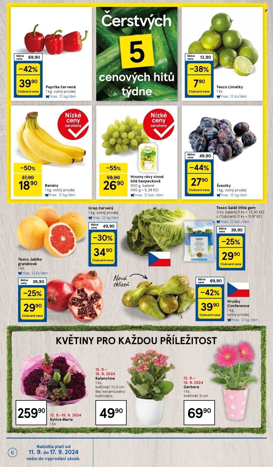 Leták TESCO - 11.9.2024 - 17.9.2024. Strana 6