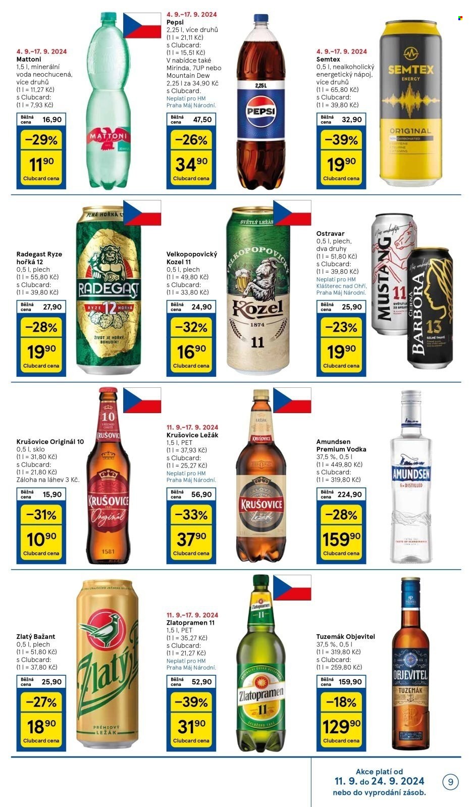 Leták TESCO - 11.9.2024 - 17.9.2024. Strana 9
