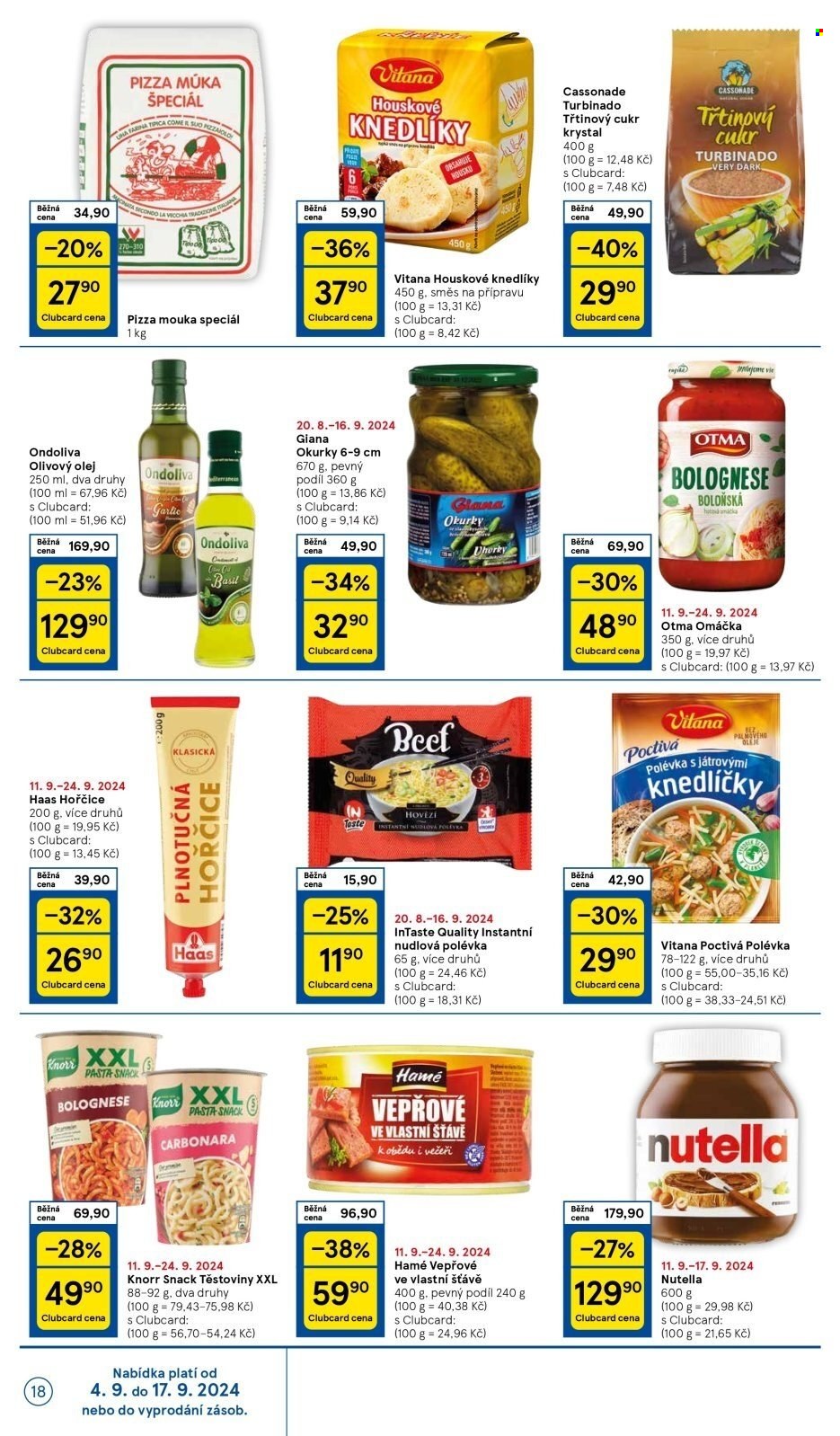 Leták TESCO - 11.9.2024 - 17.9.2024. Strana 18
