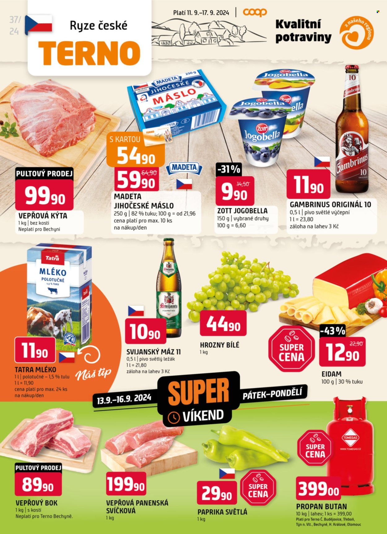 Leták coop TERNO - 11.9.2024 - 17.9.2024. Strana 1