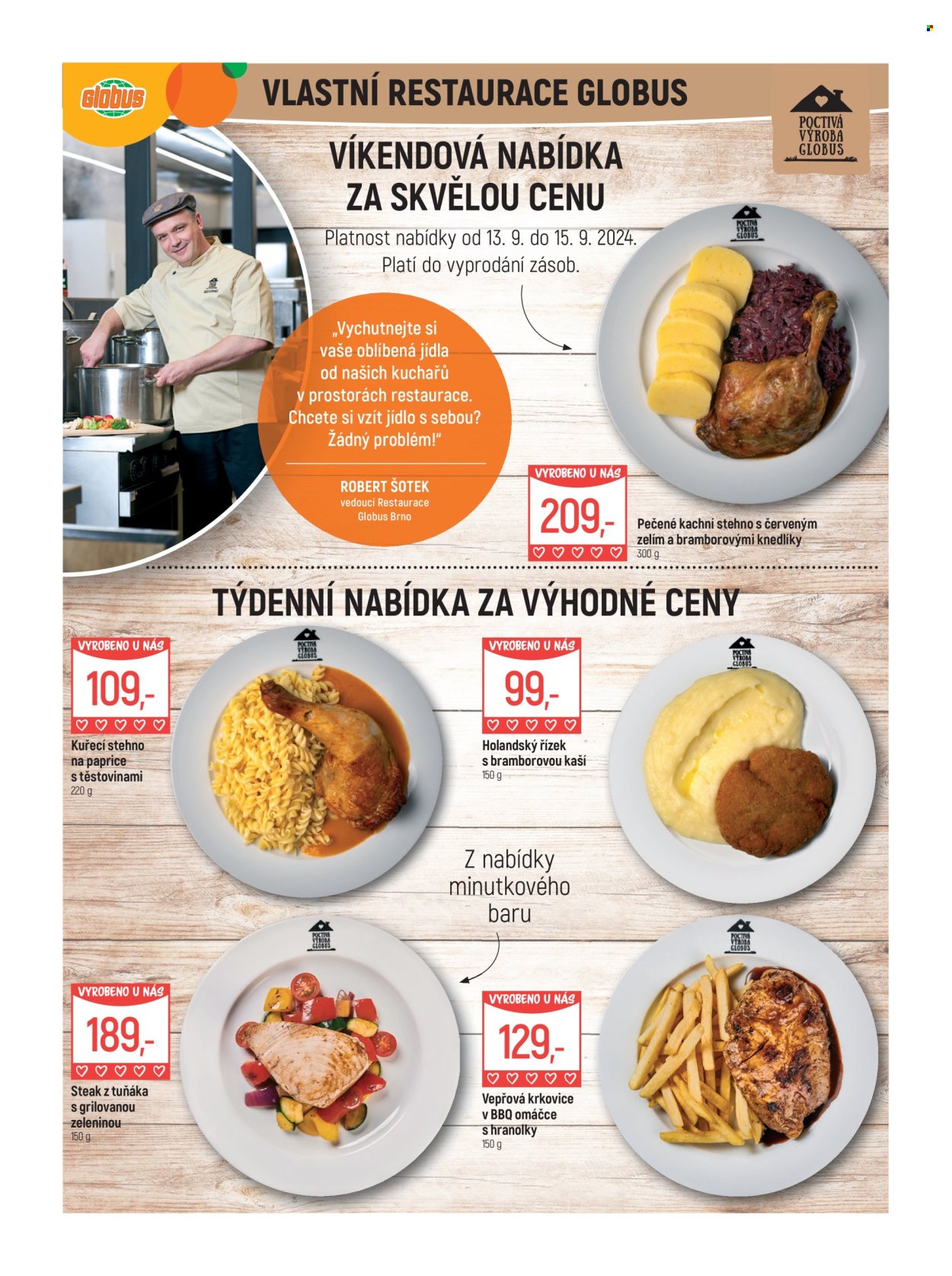 Leták Globus - 11.9.2024 - 17.9.2024. Strana 9