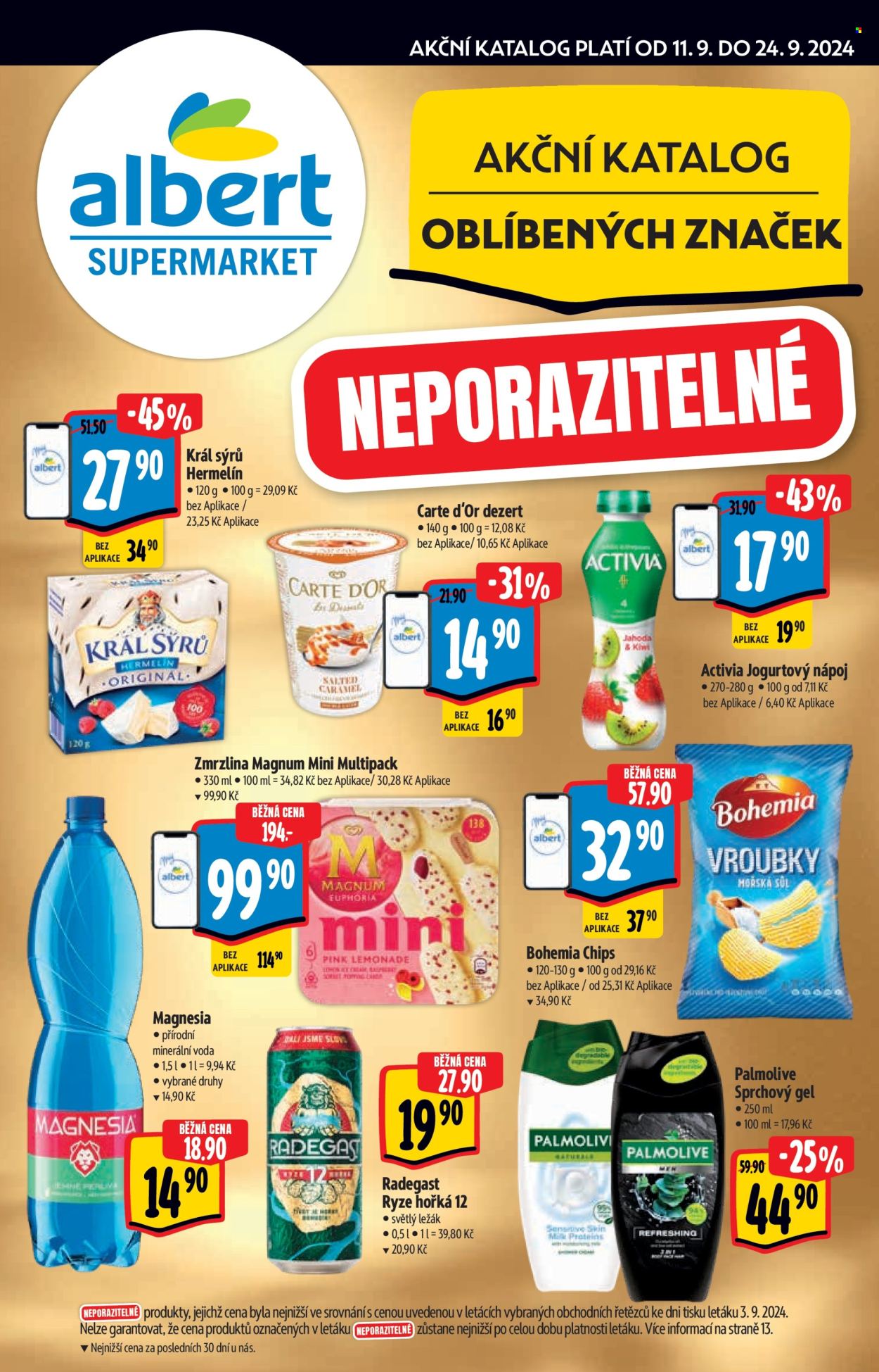 Leták Albert Supermarket - 11.9.2024 - 24.9.2024. Strana 1