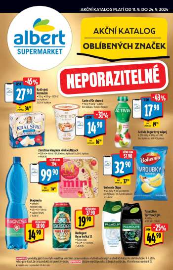Leták Albert Supermarket - 11.9.2024 - 24.9.2024.
