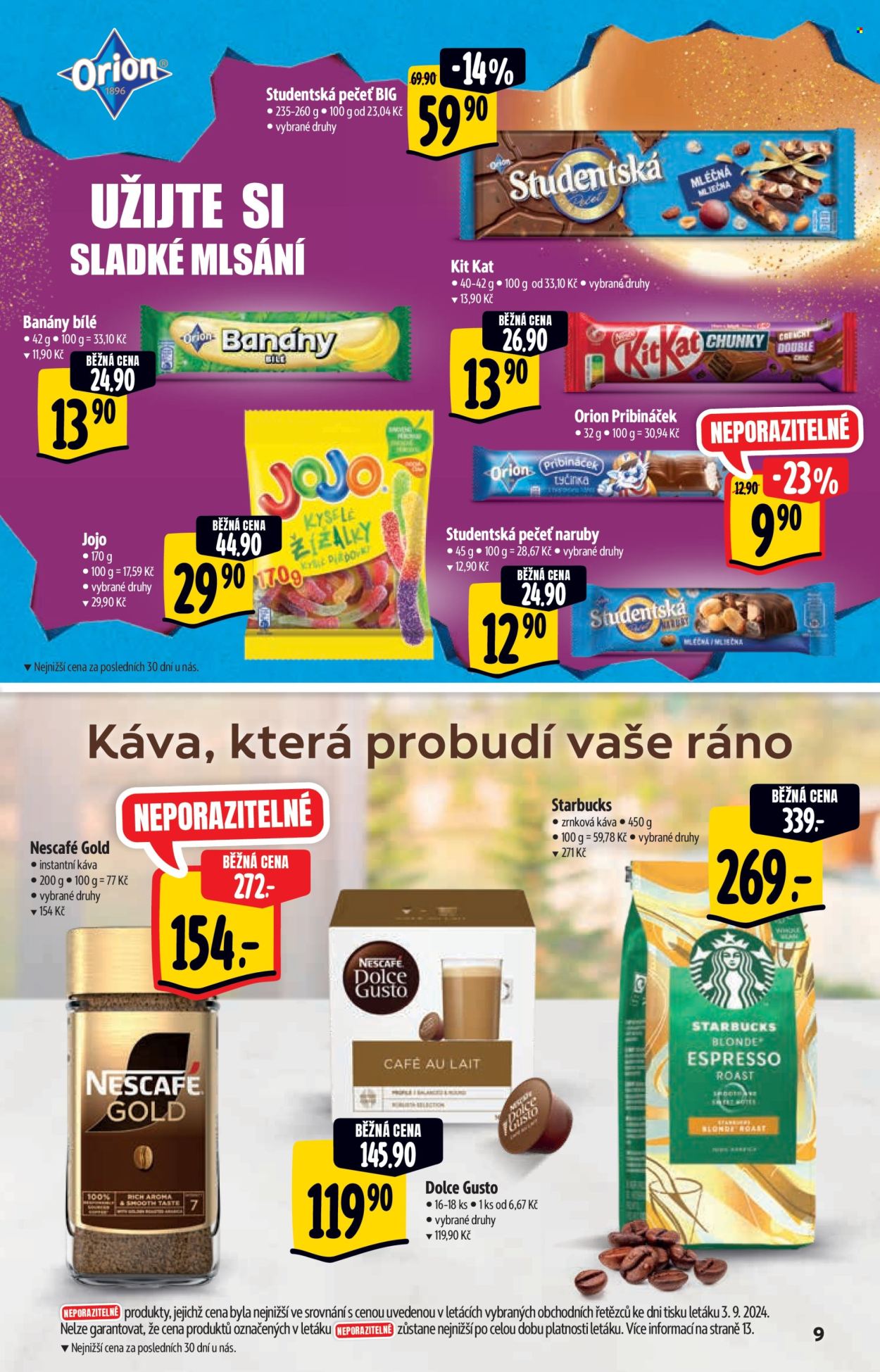 Leták Albert Supermarket - 11.9.2024 - 24.9.2024. Strana 9