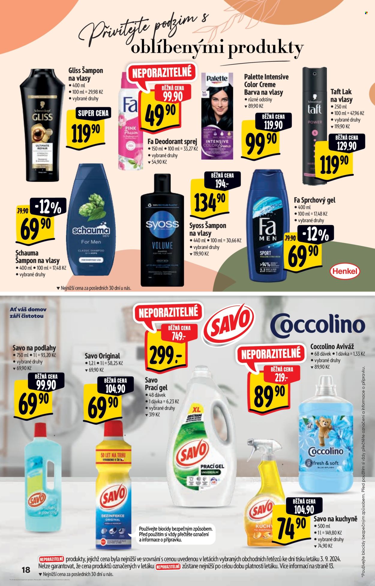 Leták Albert Supermarket - 11.9.2024 - 24.9.2024. Strana 18