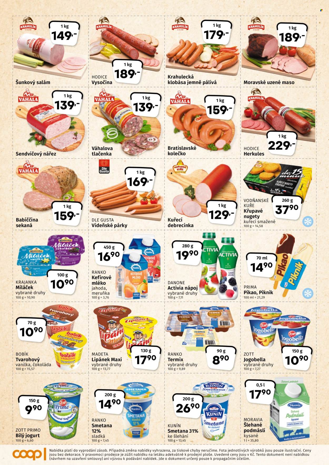Leták coop JEDNOTA - 11.9.2024 - 24.9.2024. Strana 2