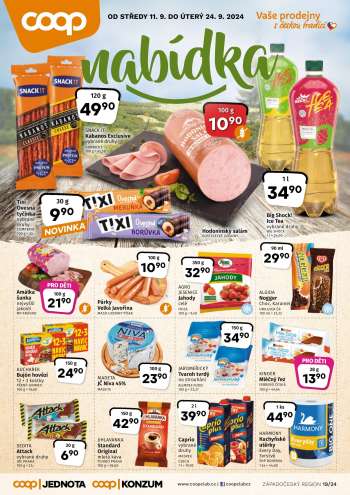 Leták coop JEDNOTA - 11.9.2024 - 24.9.2024.
