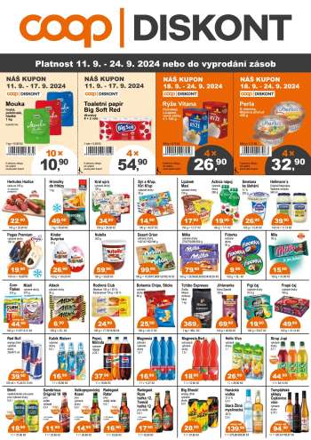 Leták coop DISKONT - 11.9.2024 - 24.9.2024.