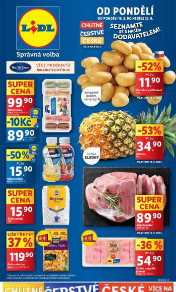 Leták Lidl - 16.9.2024 - 22.9.2024.