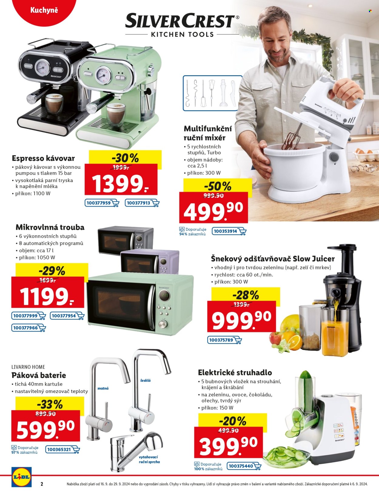 Leták Lidl - 16.9.2024 - 29.9.2024. Strana 2
