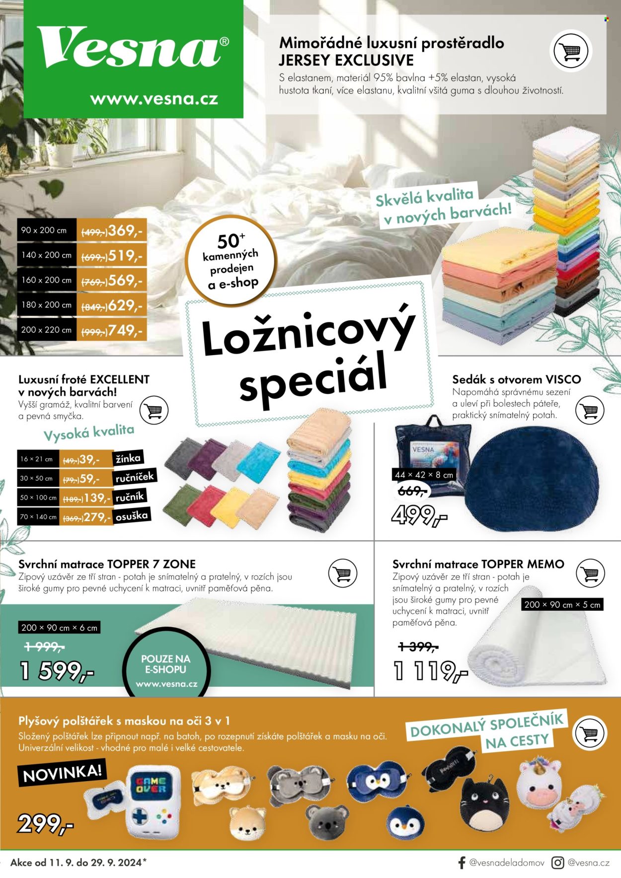 Leták Vesna - 11.9.2024 - 29.9.2024. Strana 1