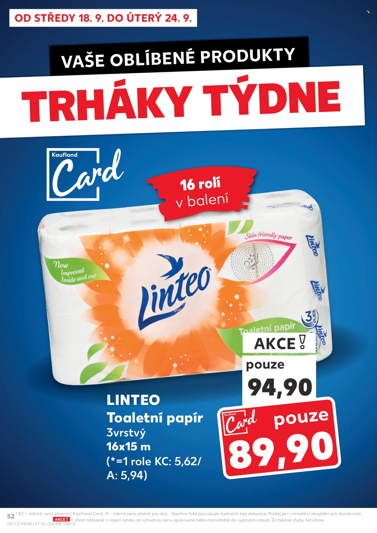 Leták Kaufland - 18.9.2024 - 24.9.2024. Strana 52