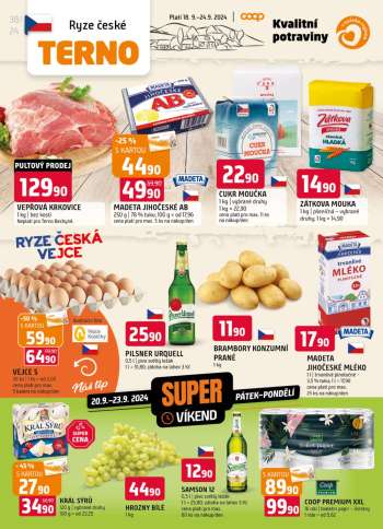 Leták coop TERNO - 18.9.2024 - 24.9.2024.