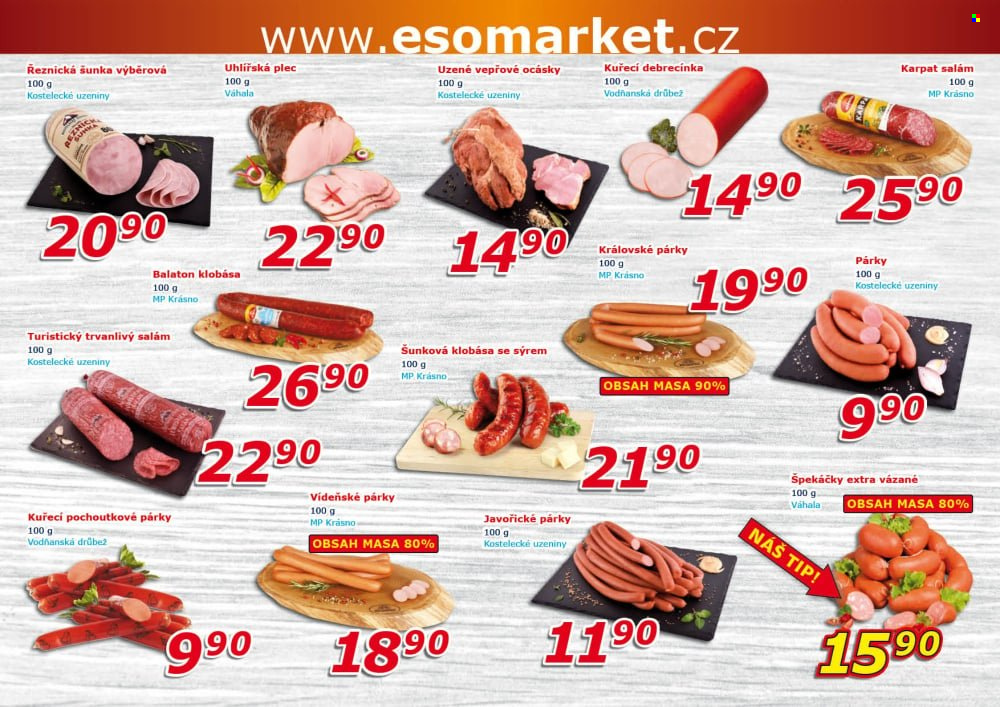 Leták ESO MARKET - 18.9.2024 - 29.9.2024. Strana 2