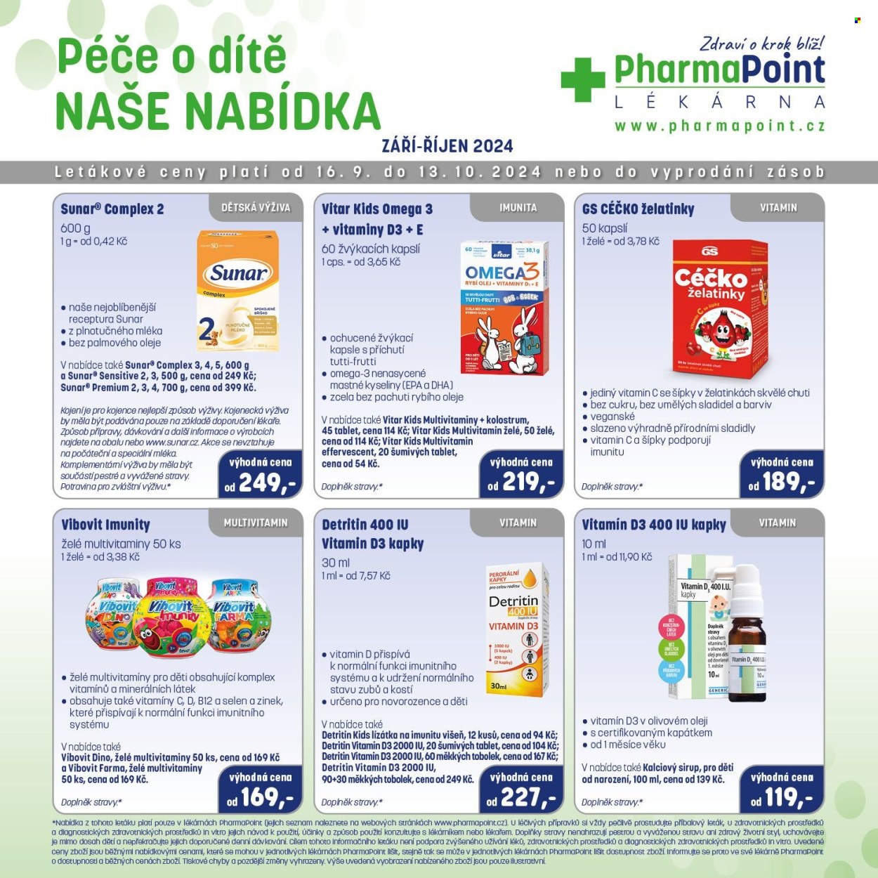 Leták PharmaPoint - 16.9.2024 - 13.10.2024. Strana 3