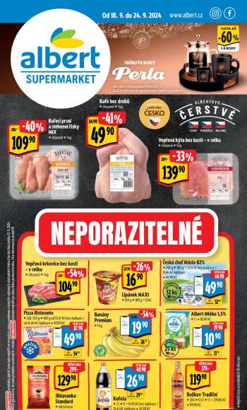 Leták Albert Supermarket - 18.9.2024 - 24.9.2024.