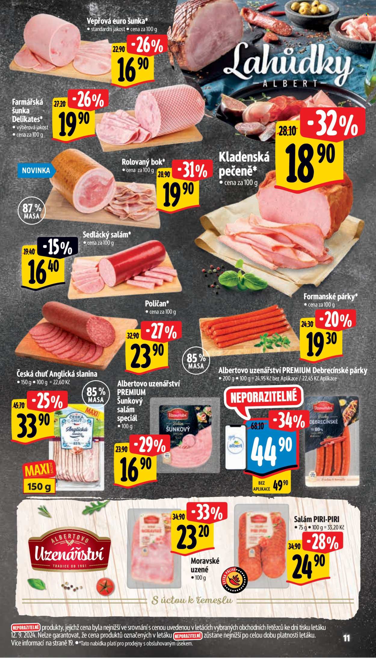 Leták Albert Supermarket - 18.9.2024 - 24.9.2024. Strana 18