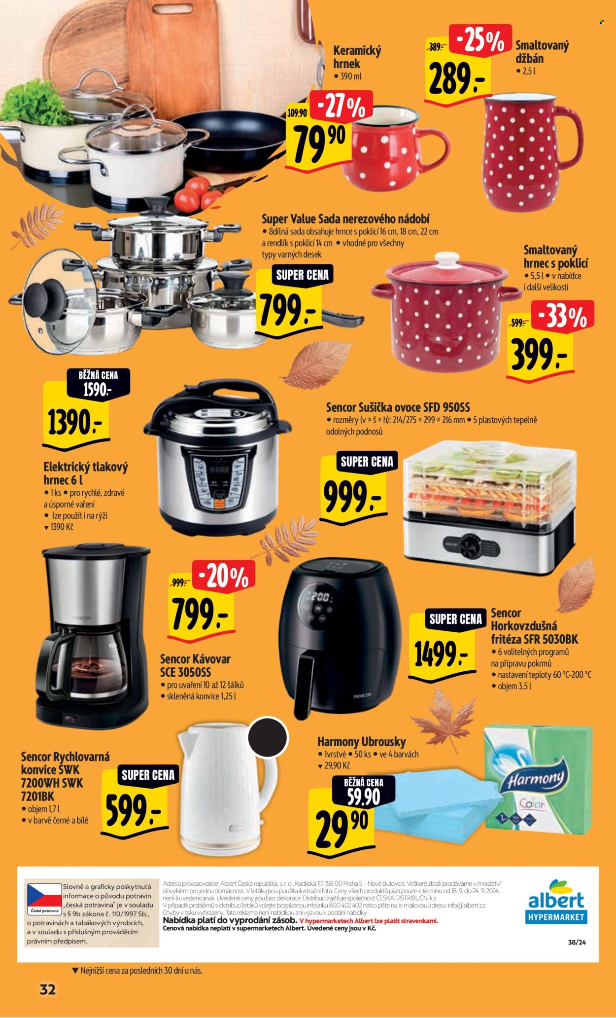 Leták Albert Hypermarket - 18.9.2024 - 24.9.2024. Strana 40