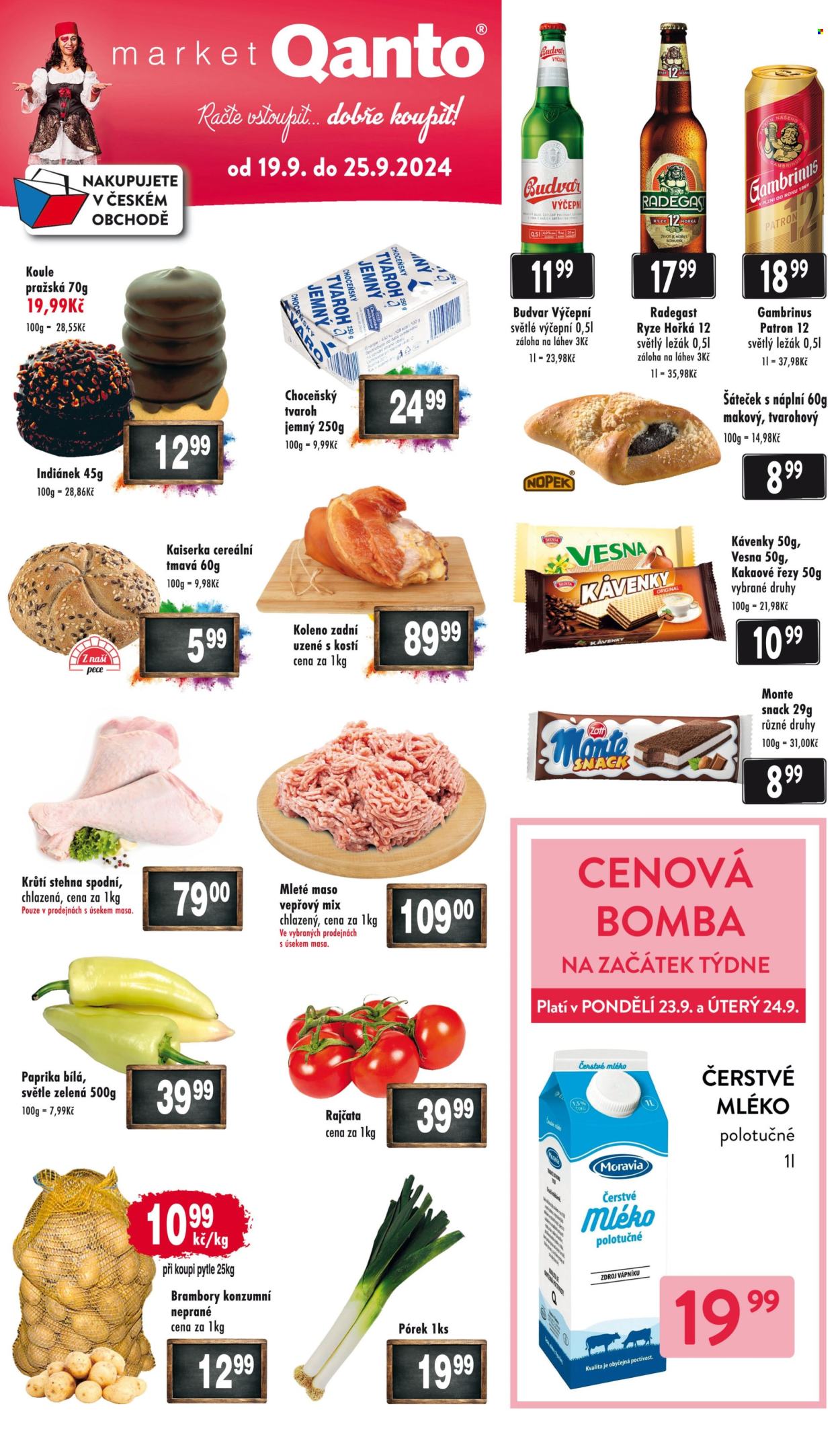 Leták Qanto market - 19.9.2024 - 25.9.2024. Strana 1